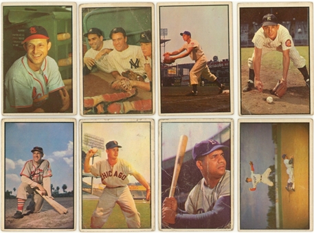 1953 Bowman Color Baseball Collection (73) Including Hall of Famers